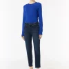 Ankle-Jeans mit Slim Leg