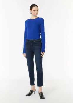 Ankle-Jeans mit Slim Leg
