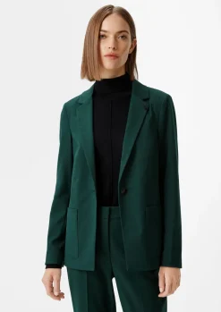 Antaillierter Blazer aus Twill