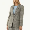 Antaillierter Karo-Blazer
