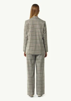 Antaillierter Karo-Blazer