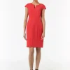 Antailliertes Kleid aus Viskosestretch