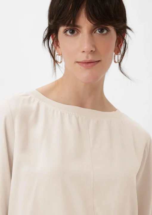 3/4-Arm-Bluse aus Modal