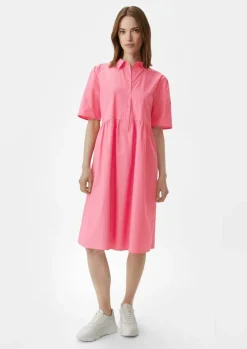 Baumwollkleid mit Hemdkragen
