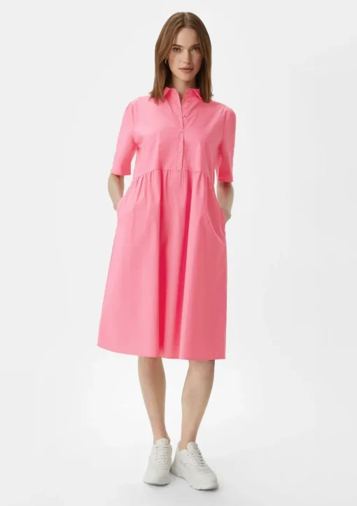 Baumwollkleid mit Hemdkragen