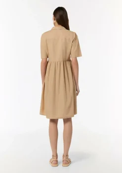 Baumwollkleid mit Hemdkragen
