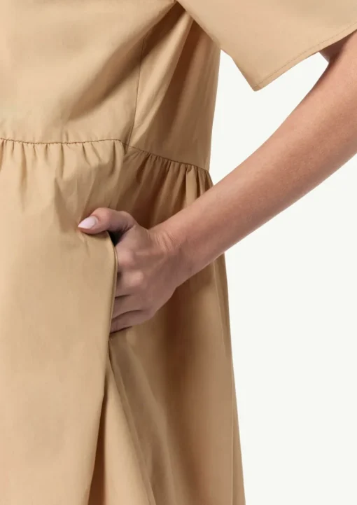 Baumwollkleid mit Hemdkragen