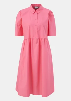 Baumwollkleid mit Hemdkragen