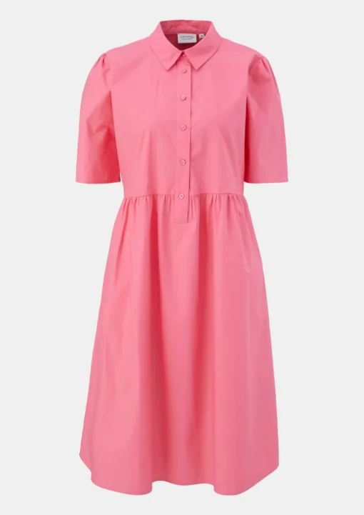 Baumwollkleid mit Hemdkragen
