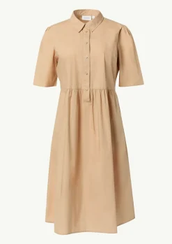 Baumwollkleid mit Hemdkragen