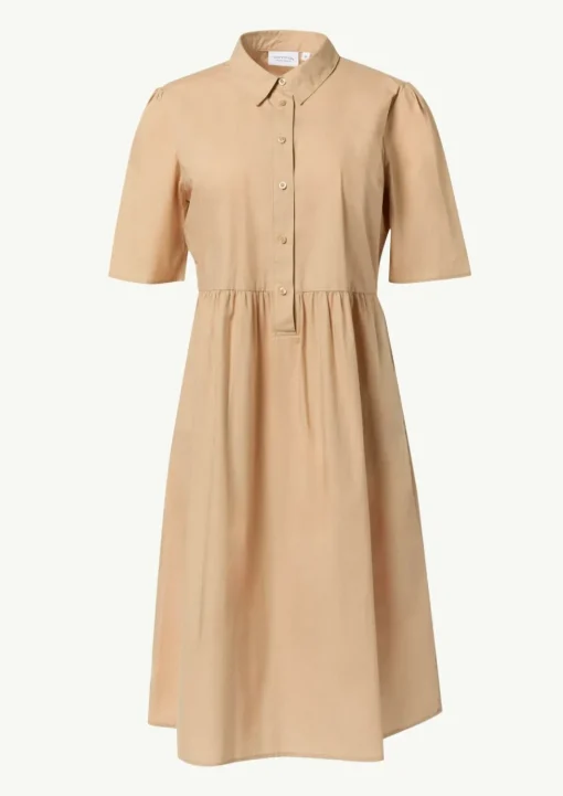 Baumwollkleid mit Hemdkragen