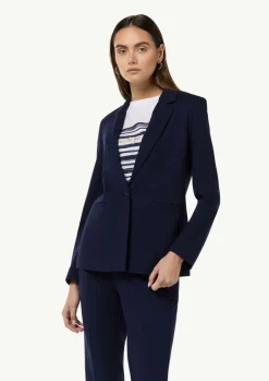Blazer aus Jersey