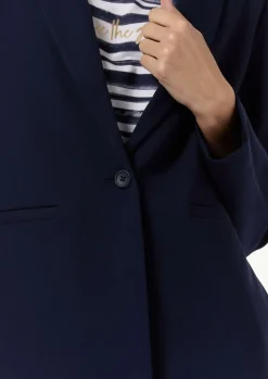 Blazer aus Jersey