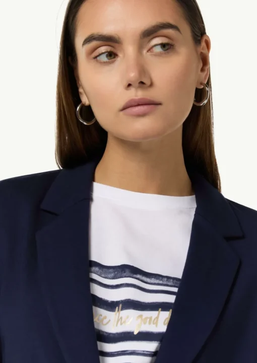 Blazer aus Jersey