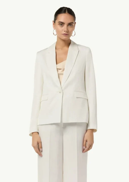 Blazer aus Leinenmix