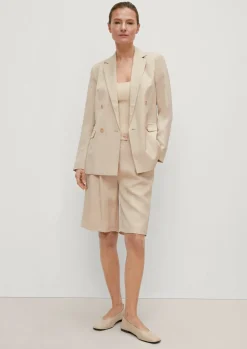 Blazer aus Leinenmix