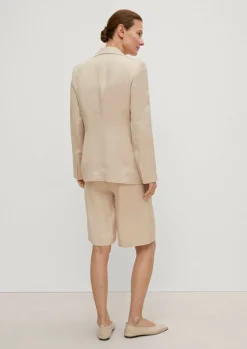 Blazer aus Leinenmix