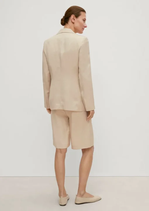 Blazer aus Leinenmix