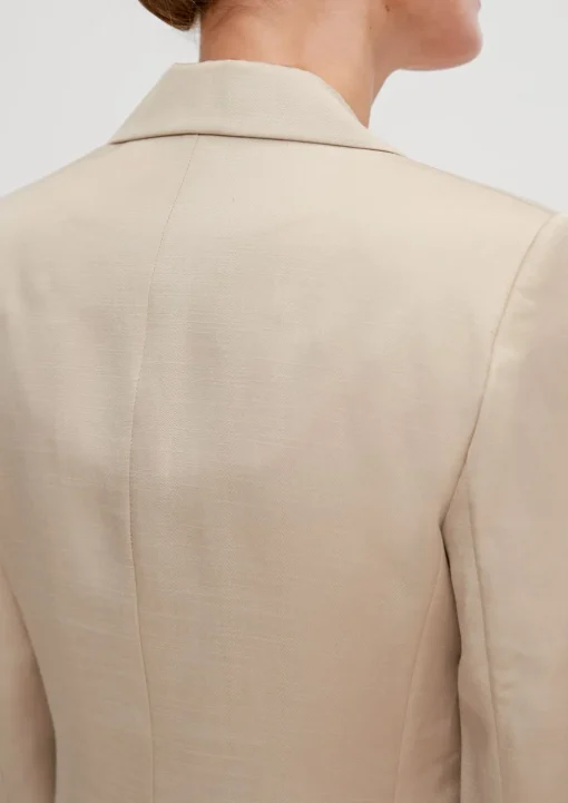 Blazer aus Leinenmix
