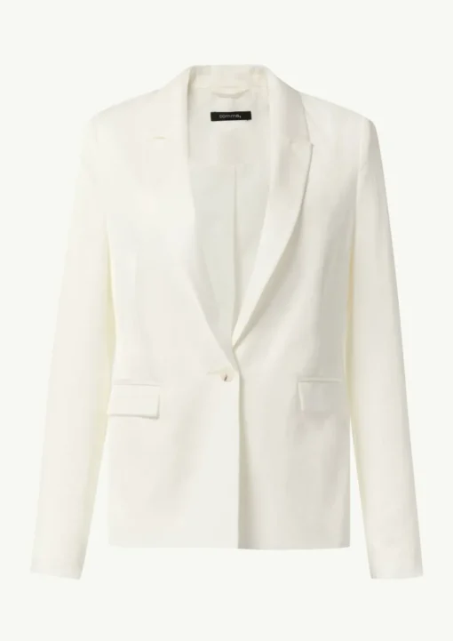 Blazer aus Leinenmix