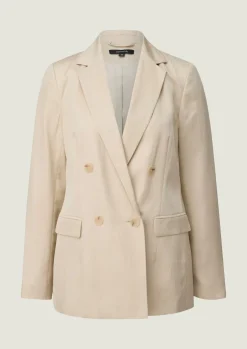 Blazer aus Leinenmix