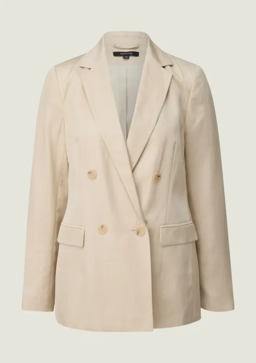 Blazer aus Leinenmix