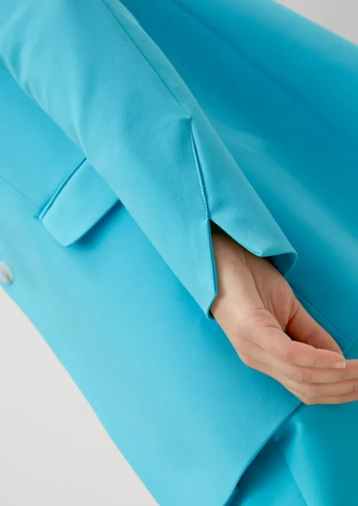 Blazer aus Twill