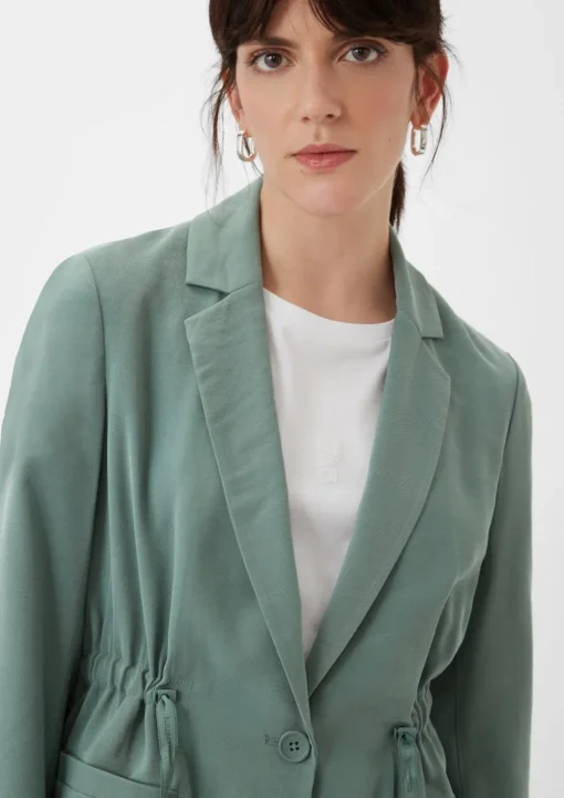 Blazer aus Viskosetwill