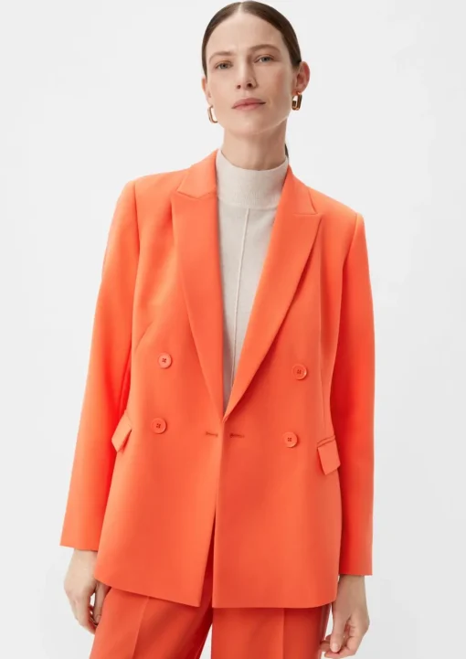 Blazer mit doppelreihigen Knöpfen
