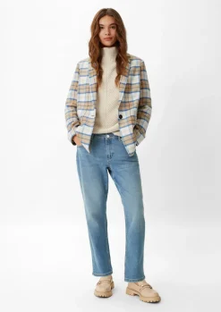 Blazer mit Karomuster