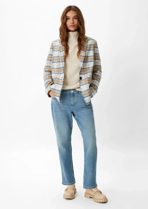Blazer mit Karomuster