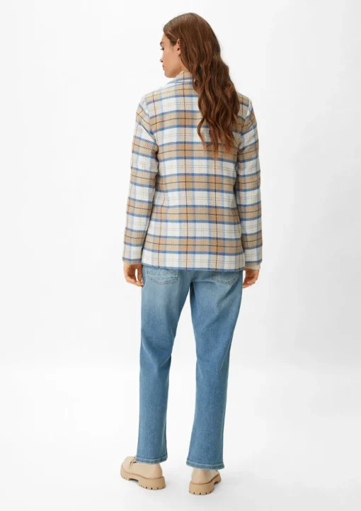 Blazer mit Karomuster