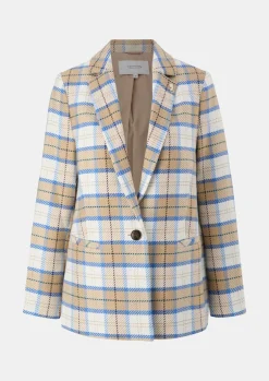 Blazer mit Karomuster