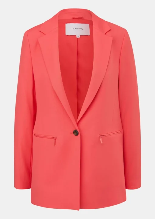 Blazer mit Reißverschlusstaschen