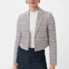 Blazer mit Strickmuster