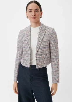 Blazer mit Strickmuster