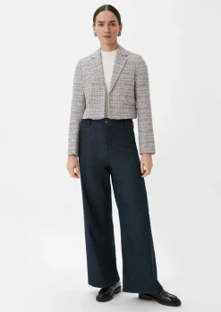 Blazer mit Strickmuster