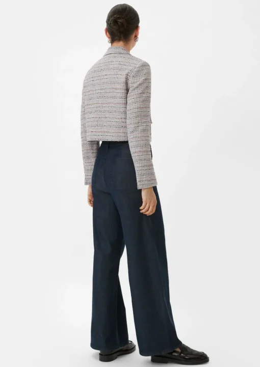 Blazer mit Strickmuster