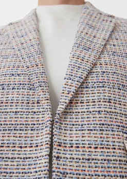 Blazer mit Strickmuster