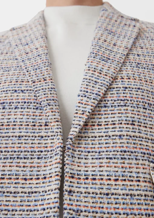 Blazer mit Strickmuster