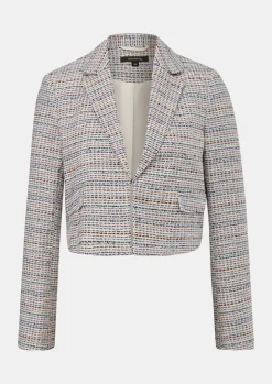 Blazer mit Strickmuster