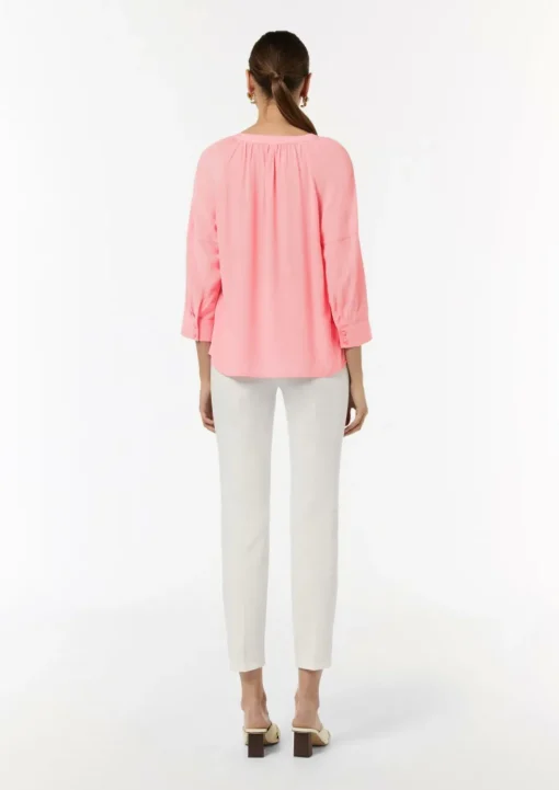 Bluse aus Crêpe