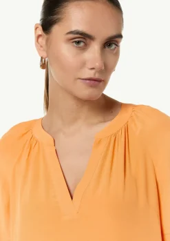 Bluse aus Crêpe