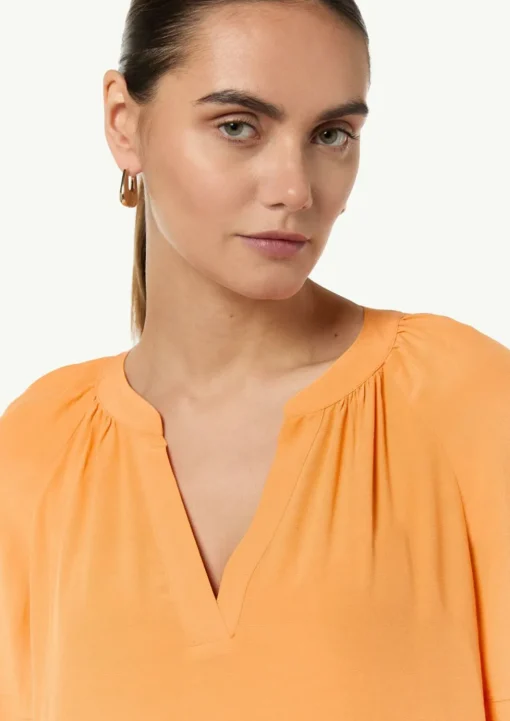 Bluse aus Crêpe
