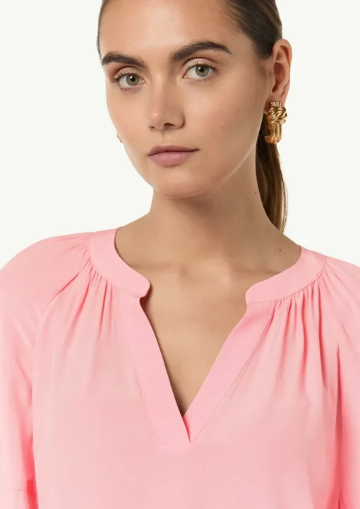 Bluse aus Crêpe