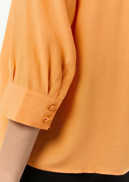 Bluse aus Crêpe