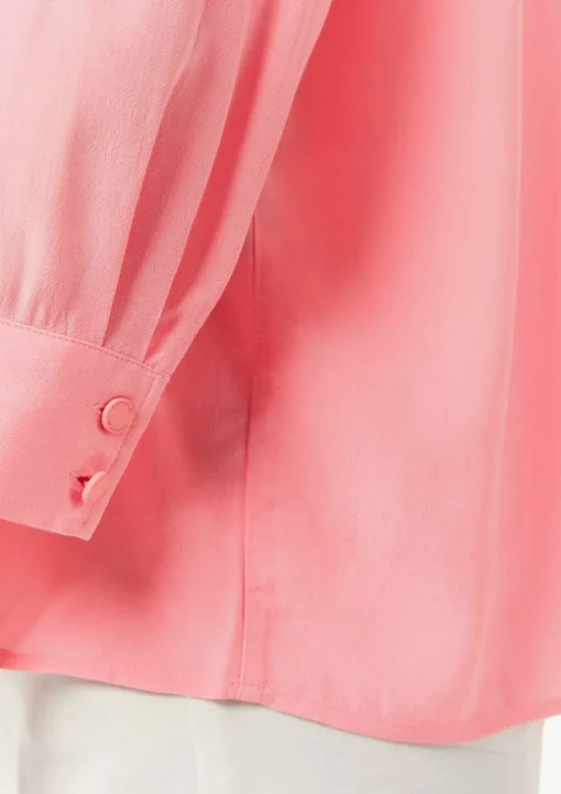 Bluse aus Crêpe
