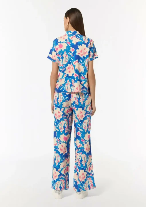Bluse aus Leinenmix
