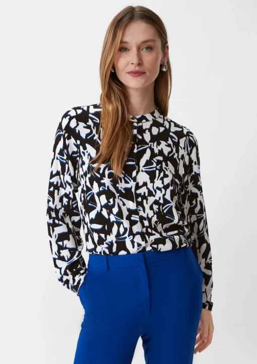 Bluse mit All-over-Print