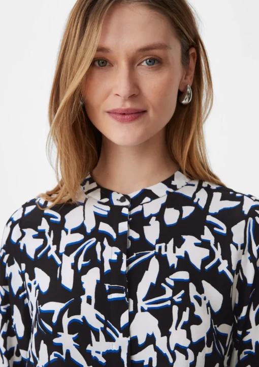 Bluse mit All-over-Print